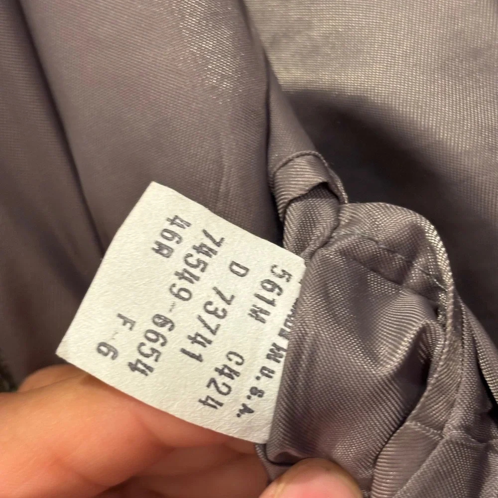 Levis Menswear Grey Tweed Wool Blazer Vintage Made in USA Sport Coat 46R 561M